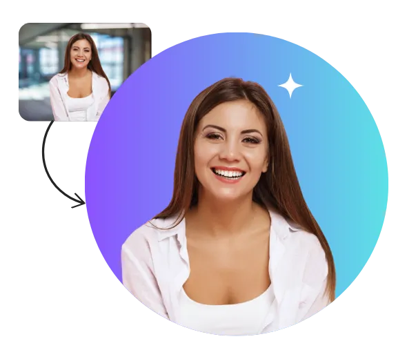 Turn Normal Portraits into Round PFPs for Social Media