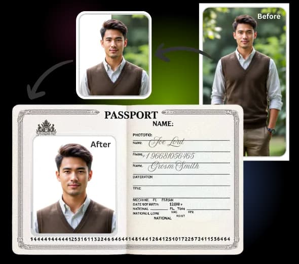 Effortless AI Passport Photo Creation 