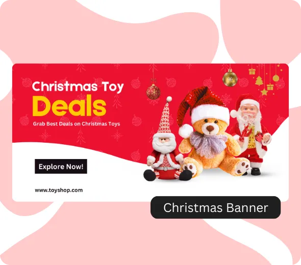 Christmas Banner Maker AI Tool for Christmas Sale Events