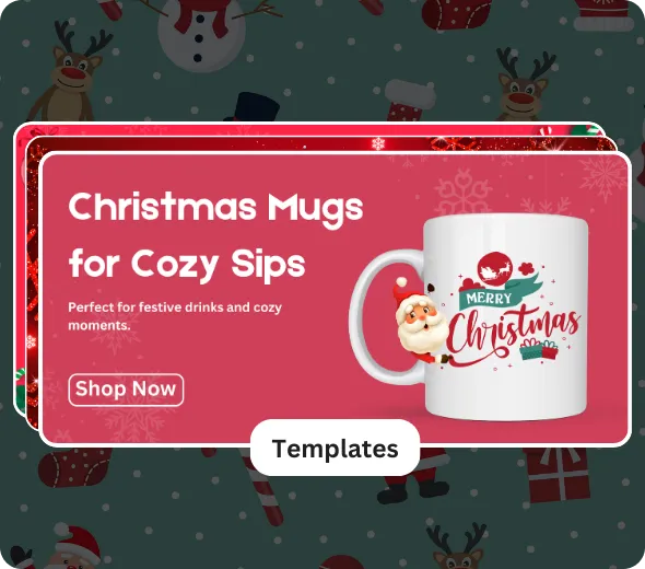 Merry Christmas Banner for Product Promotions