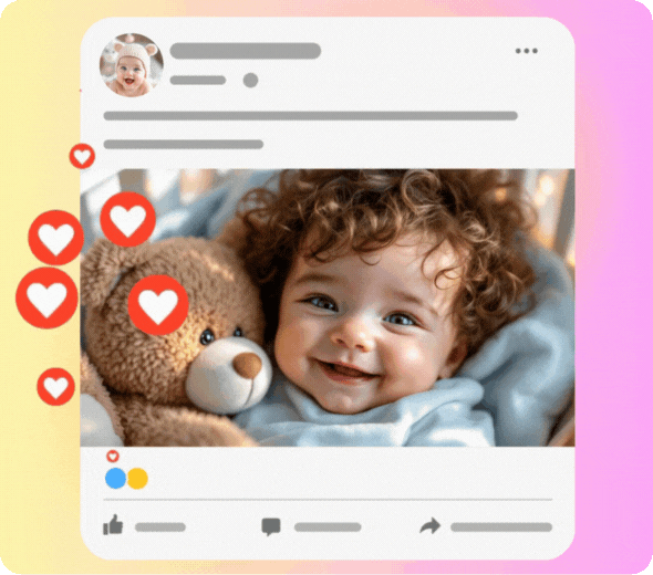 Create Cute Baby Photos with AI Baby Face Generator