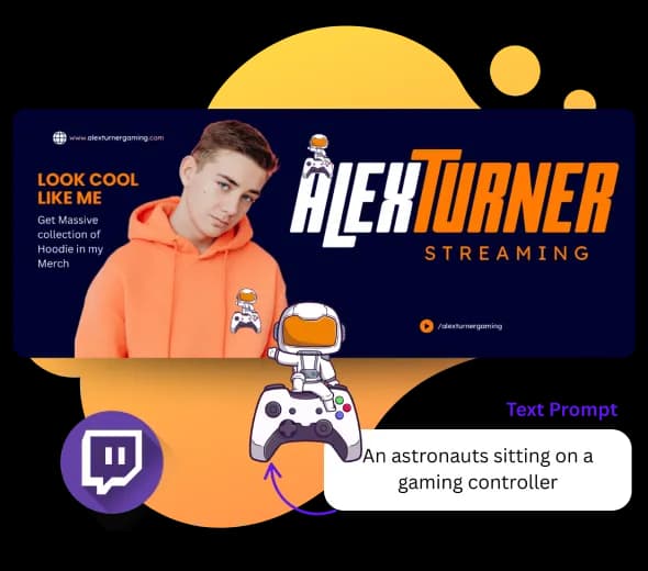 Twitch Banner Maker AI Tool for Gamers and Streamers