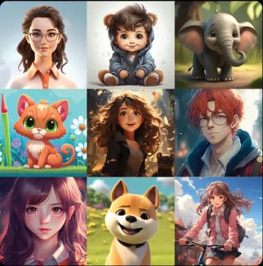 Create aesthetic pictures with AI Cartoon Generator tool