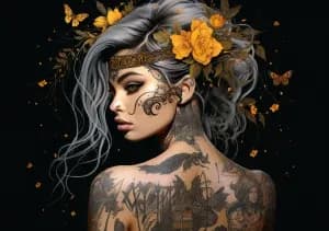 AI Drawing tool for Aesthetic Tattoo Designs