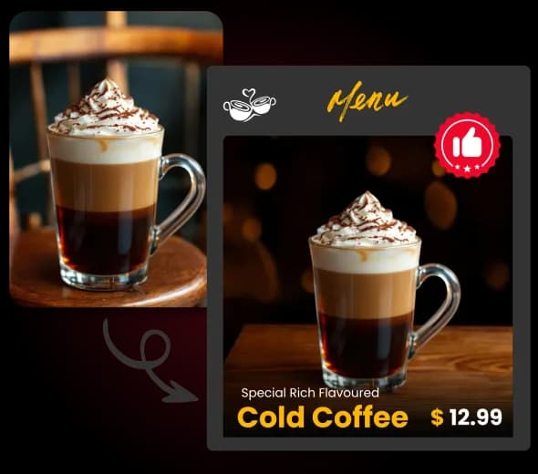 AI Beverage Photography for Restaurants and Cafes