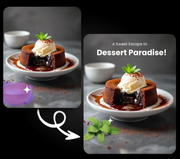 AI Food Product Photography with Object Replacement