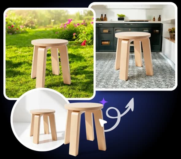 AI Furniture Photography for Object Integration