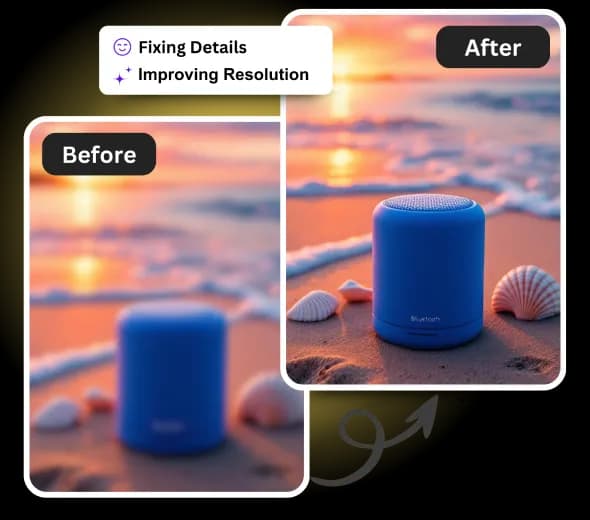 AI Sharpen Image for Clear, High-Resolution Photos