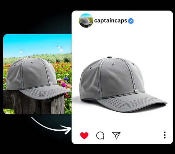 AI White Background for Social Media Posts