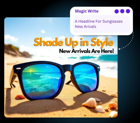 Write Text on Image for Social Media & Marketing