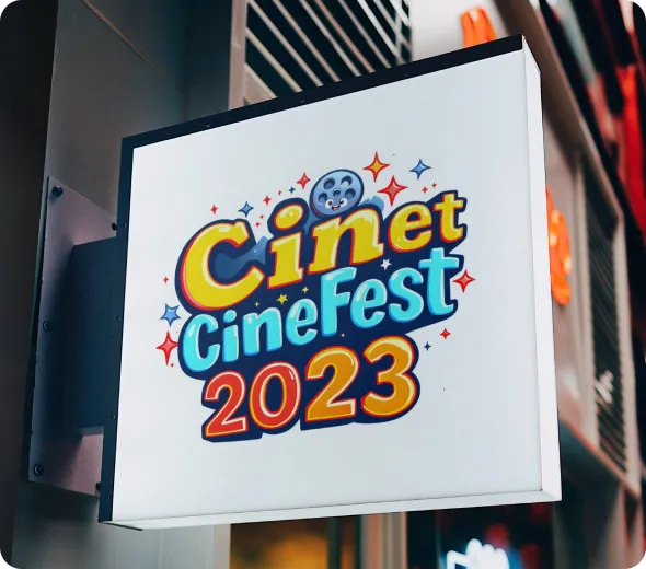 Art and Film Festival Campaign Logo Maker Using AI