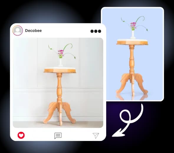 Enhance Social Media Ads with AI Furniture Product Photoshoot